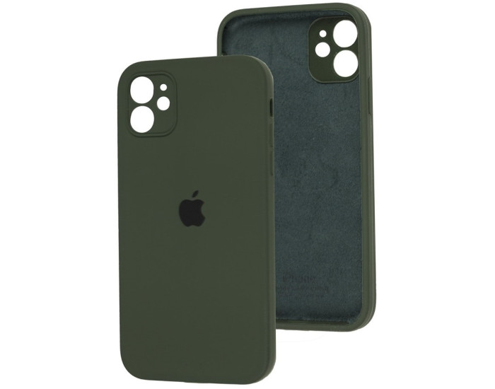 Чохол-силікон оригінал Full Camera Soft Matte iPhone 12, Cyprus green