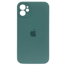 Чехол-силикон оригинал Full Camera Soft Matte iPhone 12, Pine green