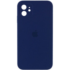 Чехол-силикон оригинал Full Camera Soft Matte iPhone 12, Midnight blue