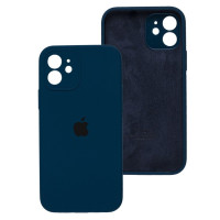 Чехол-силикон оригинал Full Camera Soft Matte iPhone 12, Abyss blue
