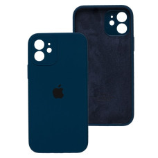 Чехол-силикон оригинал Full Camera Soft Matte iPhone 12, Abyss blue