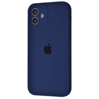 Чохол-силікон оригінал Full Camera Soft Matte iPhone 12, Deep navy