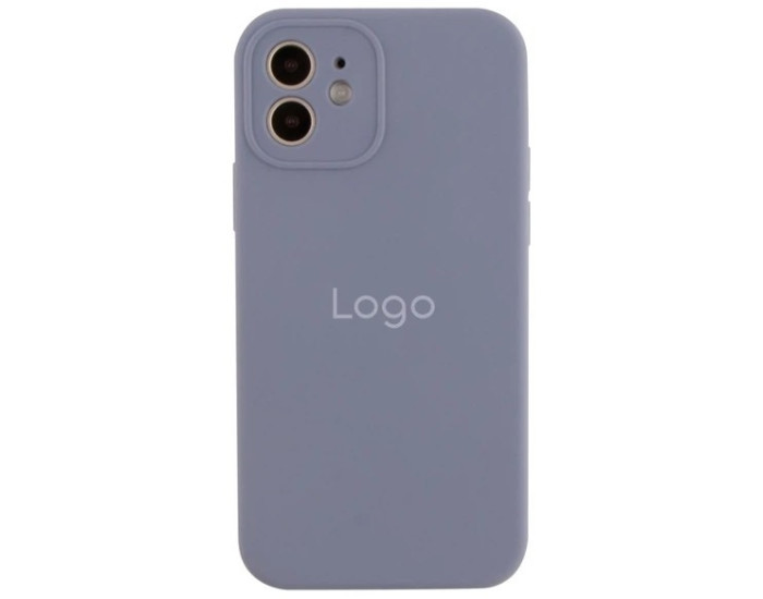 Чехол-силикон оригинал Full Camera Soft Matte iPhone 12, Lavander grey