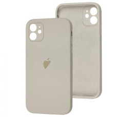 Чехол-силикон оригинал Full Camera Soft Matte iPhone 12, Pebble