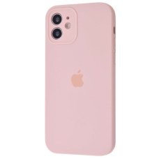 Чехол-силикон оригинал Full Camera Soft Matte iPhone 12, Pink sand