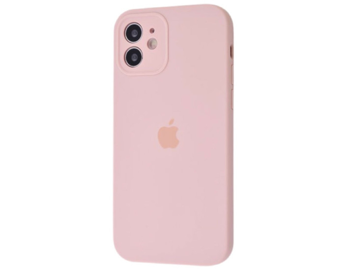 Чехол-силикон оригинал Full Camera Soft Matte iPhone 12, Pink sand