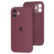 Чехол-силикон оригинал Full Camera Soft Matte iPhone 12, Plum