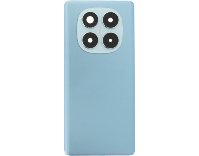 Задняя панель корпуса для Xiaomi Redmi Note 14 Pro 4G, синяя со стеклом камеры, оригинал