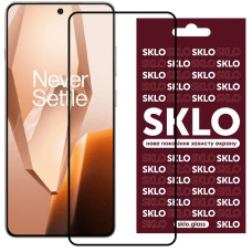 Захисне стеклo SKLO OnePlus 13R 5D/ Ace 5 / 5 Pro, чорний