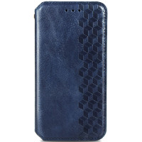 Чохол-книга шкіряний Getman Cubic Xiaomi Redmi Note 10 /Note 10s, синій