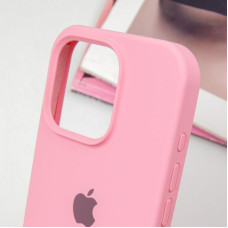 Чехол-силикон оригинал Full Soft Matte iPhone 16 Pro Max (Розовый / Pink)
