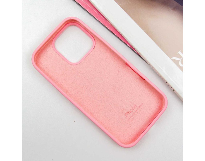 Чехол-силикон оригинал Full Soft Matte iPhone 16 Pro Max (Розовый / Light pink)