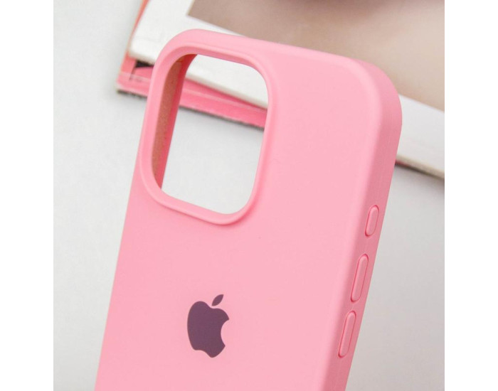 Чехол-силикон оригинал Full Soft Matte iPhone 16 Pro Max (Розовый / Light pink)