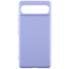 Чехол-силикон Getman Liquid Silk Google Pixel 6 Pro, светло-фиолетовый