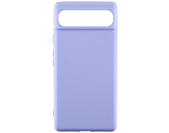 Чехол-силикон Getman Liquid Silk Google Pixel 6 Pro, светло-фиолетовый