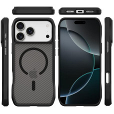  Чехол-силикон OCTAGON Case with MagSafe iPhone 17 Pro Max, черный карбон