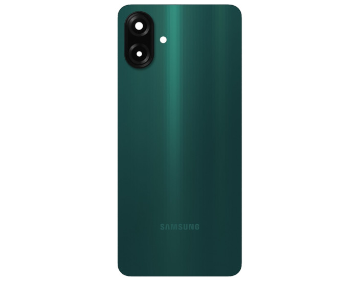 Задняя панель корпуса для Samsung A075 Galaxy A07 4G, зелёный (Dark Green) со стеклом камеры, оригинал