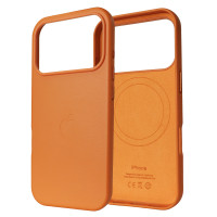 Чохол оригінал Leather Case with MagSafe and Animation iPhone 17 Pro Max (Orange)