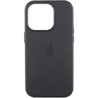 Чохол шкіряний Leather Case MagSafe and Animation iPhone 16 Pro, Black