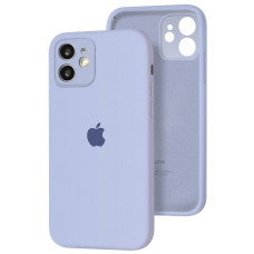 Чехол-силикон оригинал Square Cover Soft Matte Full Camera iPhone 12, Lilac