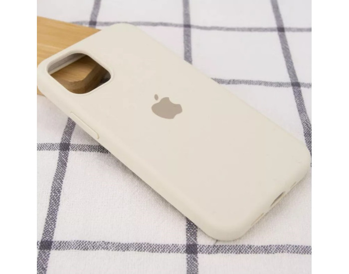 Чехол-силикон оригинал Case Ful Protective iPhone 12 Pro /12 (Бежевый / Antigue White)