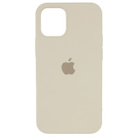 Чехол-силикон оригинал Case Ful Protective iPhone 12 Pro /12 (Бежевый / Antigue White)