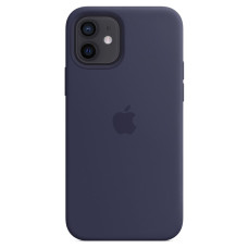 Чехол-силикон оригинал Full Soft Matte iPhone 12 /12 Pro, Midnight blue