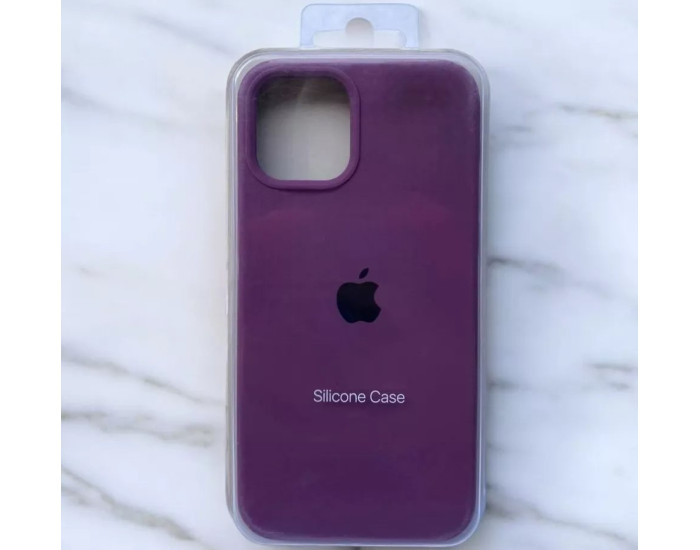 Чехол-силикон оригинал Full Soft Matte iPhone 12 /12 Pro, Purple