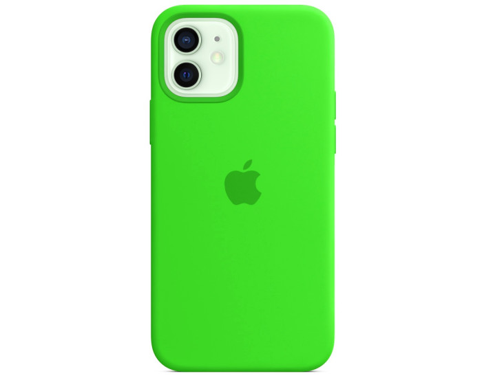 Чехол-силикон оригинал Full Soft Matte iPhone 12 /12 Pro, Party green