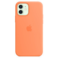 Чехол-силикон оригинал Full Soft Matte iPhone 12 /12 Pro, Papaya