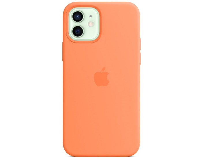 Чехол-силикон оригинал Full Soft Matte iPhone 12 /12 Pro, Papaya