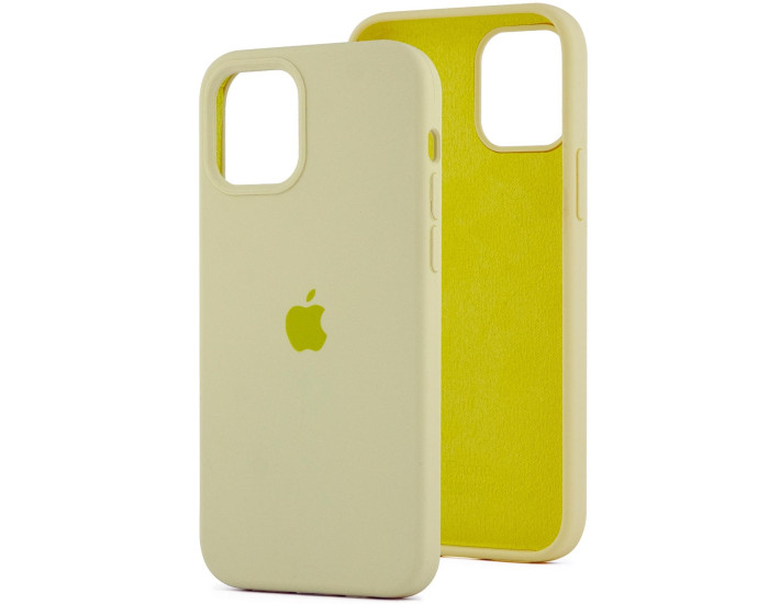 Чехол-силикон оригинал Full Soft Matte iPhone 12 /12 Pro, Mellow yellow