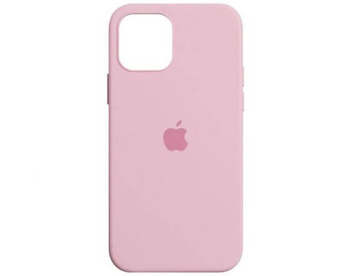 Чехол-силикон оригинал Full Soft Matte iPhone 12 /12 Pro, Light pink