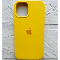 Чохол-силікон оригінал Full Soft Matte iPhone 12 /12 Pro, Canary yellow