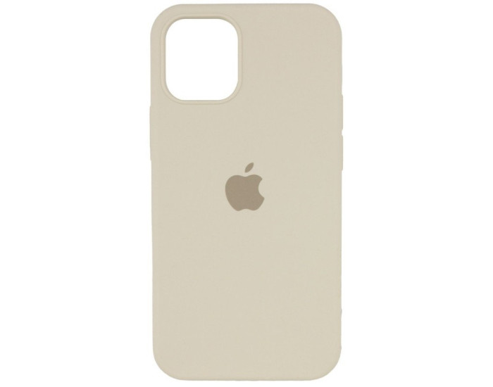 Чехол-силикон оригинал Full Soft Matte iPhone 12 /12 Pro, Antique white