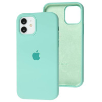 Чехол-силикон оригинал Full Soft Matte iPhone 12 /12 Pro (Бирюзовый / Beryl)