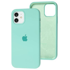 Чехол-силикон оригинал Full Soft Matte iPhone 12 /12 Pro (Бирюзовый / Beryl)