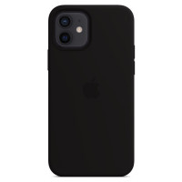 Чохол-силікон оригінал 100% Full Soft Matte iPhone 12 /12 Pro, Black