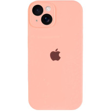 Чехол-силикон оригинал Full Camera Soft Matte iPhone 13 (Оранжевый / Cantaloupe)
