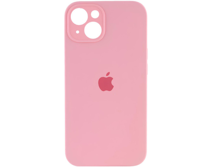Чехол-силикон оригинал Full Camera Soft Matte iPhone 13, Light pink