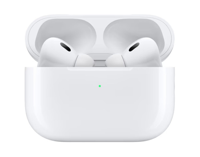 Беспроводные наушники AirPods Pro 2 (ANC) (USB-C) AAA Wireless Charging Case for Apple  (уценка,мятая упаковка) белые