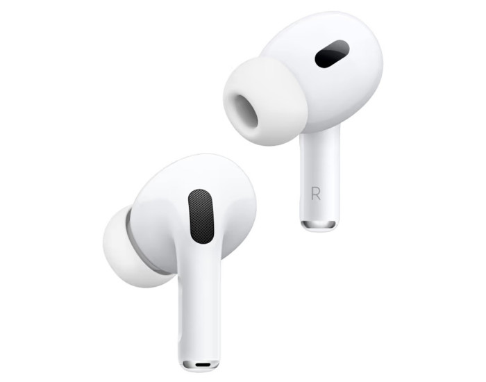 Беспроводные наушники AirPods Pro 2 (ANC) (USB-C) AAA Wireless Charging Case for Apple  (уценка,мятая упаковка) белые