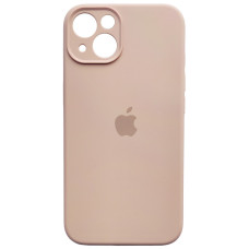 Чехол-силикон оригинал Square Cover Soft Matte Full Camera iPhone 13 Mini, Beige