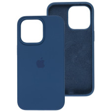 Чехол-силикон оригинал Full Soft Matte iPhone 13 Pro, Blue cobalt