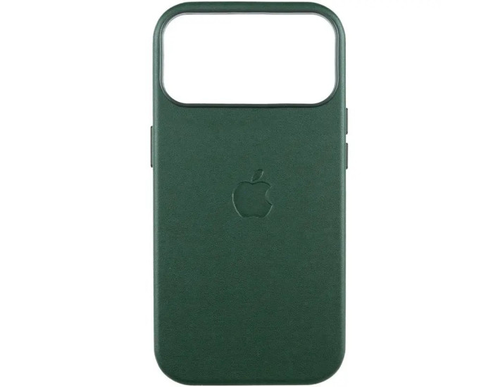 Чохол оригінал Leather Case with MagSafe and Animation iPhone 17 Pro, Зелений