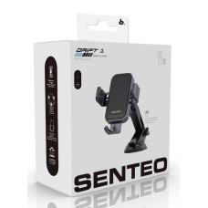 Автодержатель с безпроводной зарядкой SENTEO SH-01 Drift 1 Wireless charging Auto clamping phone holder 15W Dashboard