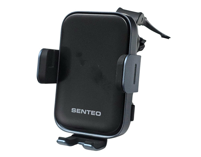 Автотримач з безпровідний зарядкою SENTEO SH-01 Drift 1 Wireless charging Auto clamping phone holder 15W Airvent mount