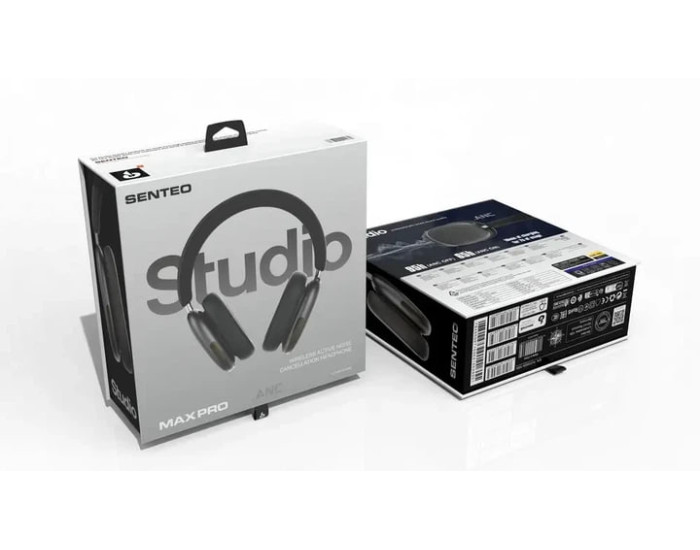 Бездротові навушники Bluetooth SENTEO Max Pro Studio, Space Black