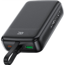 Портативная батарея (Power Bank) Acefast M14 PD20W with cable Type-C 20 000mAh, черная