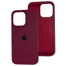 Чехол-силикон оригинал Full Soft Matte iPhone 13 Pro, Maroon
